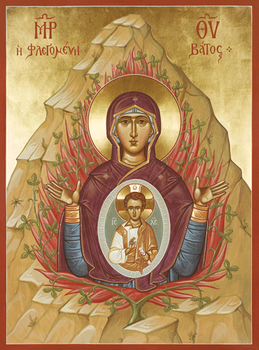 Unburnt Bush Icon of the Mother of God